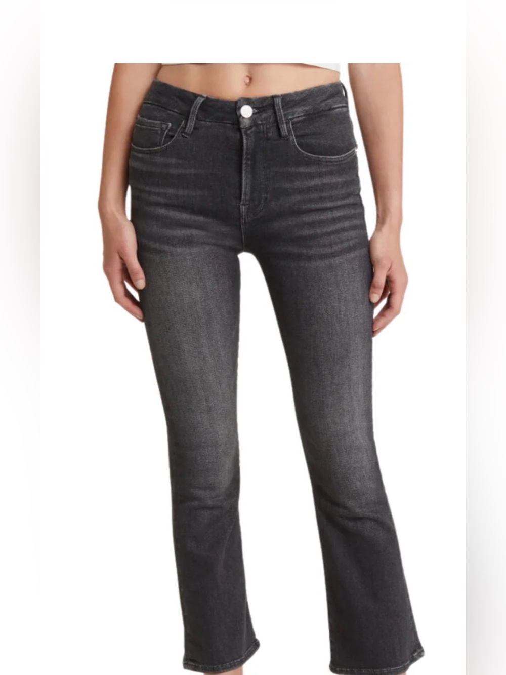 Frame Le Crop Mini Bootcut Jeans size 27 Murphy wash